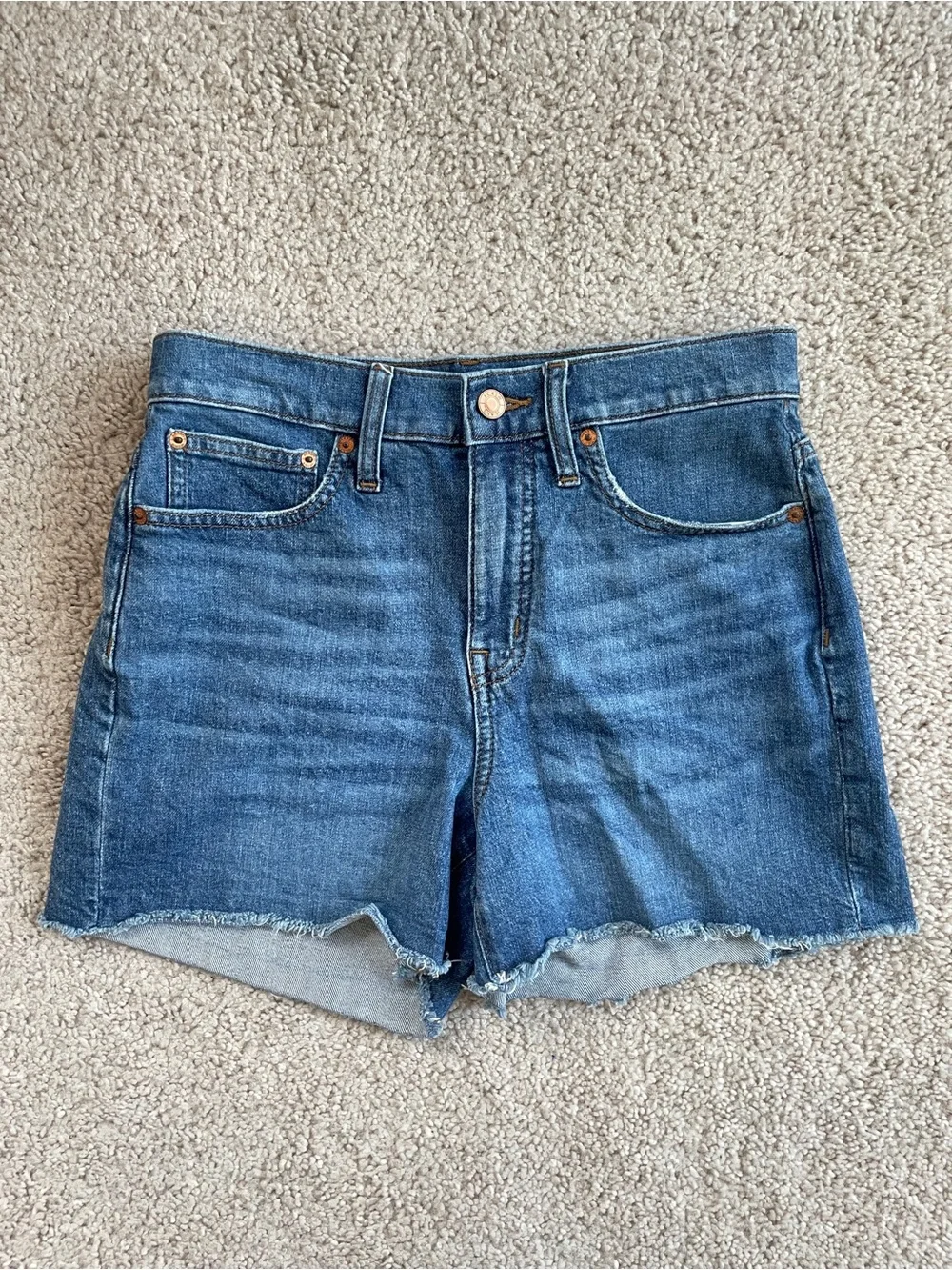 J. Crew Denim High-Rise Frayed 3.75